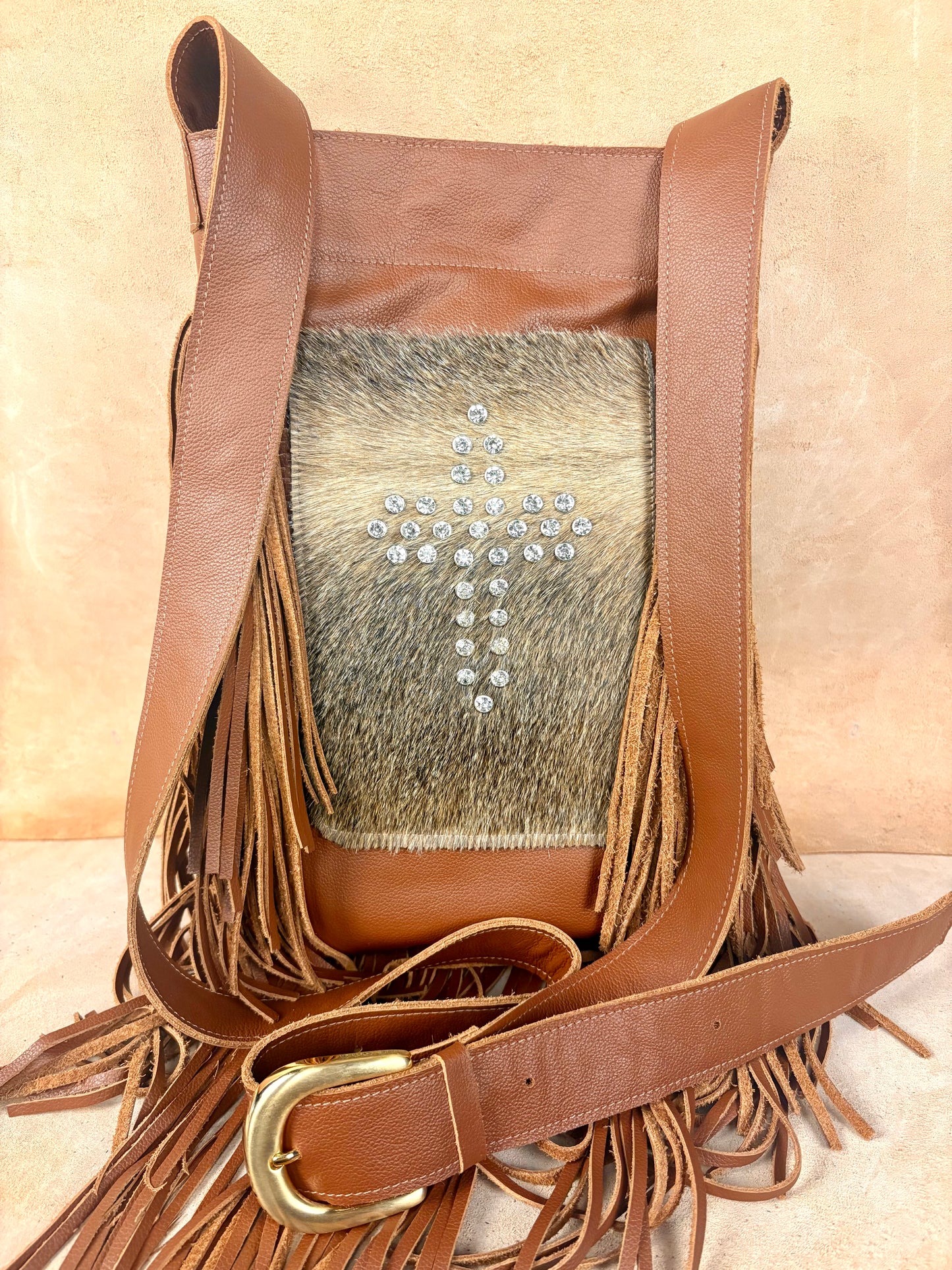 Cross Fringe Bag
