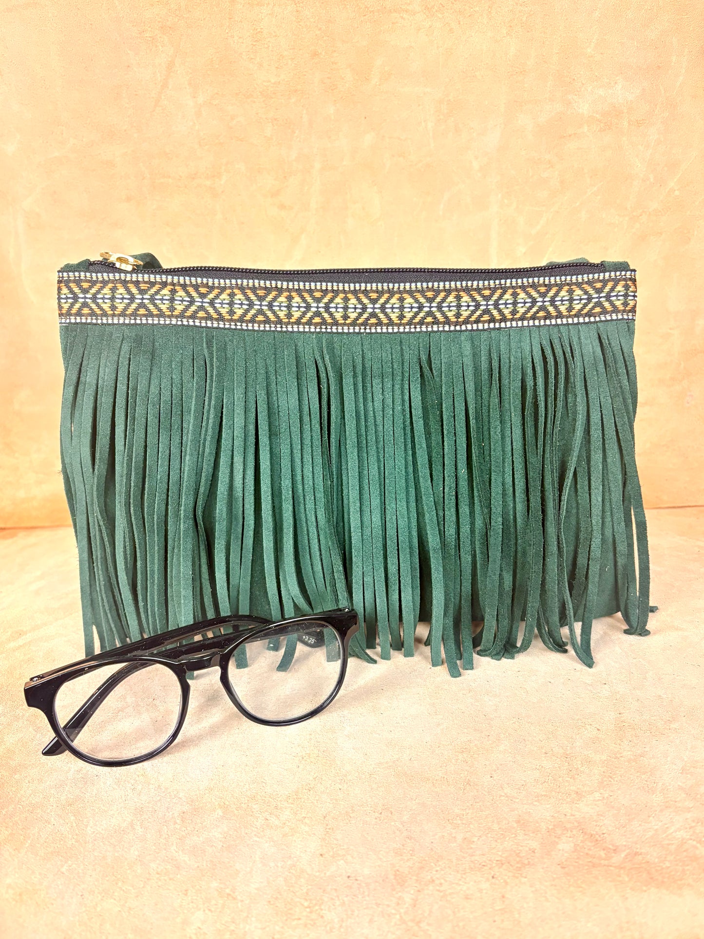 Sahara Fringe Leather  Bag