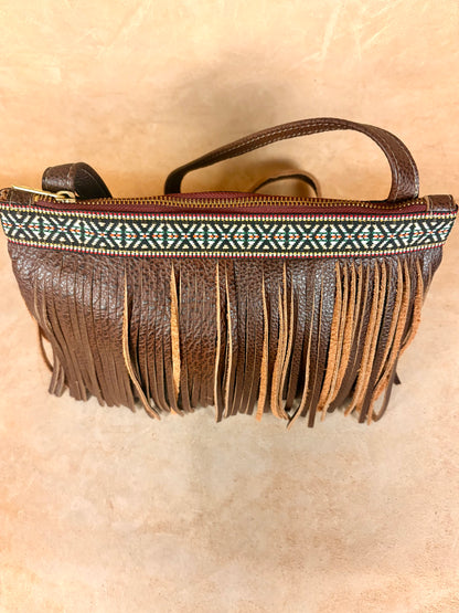 Sahara Fringe Leather  Bag