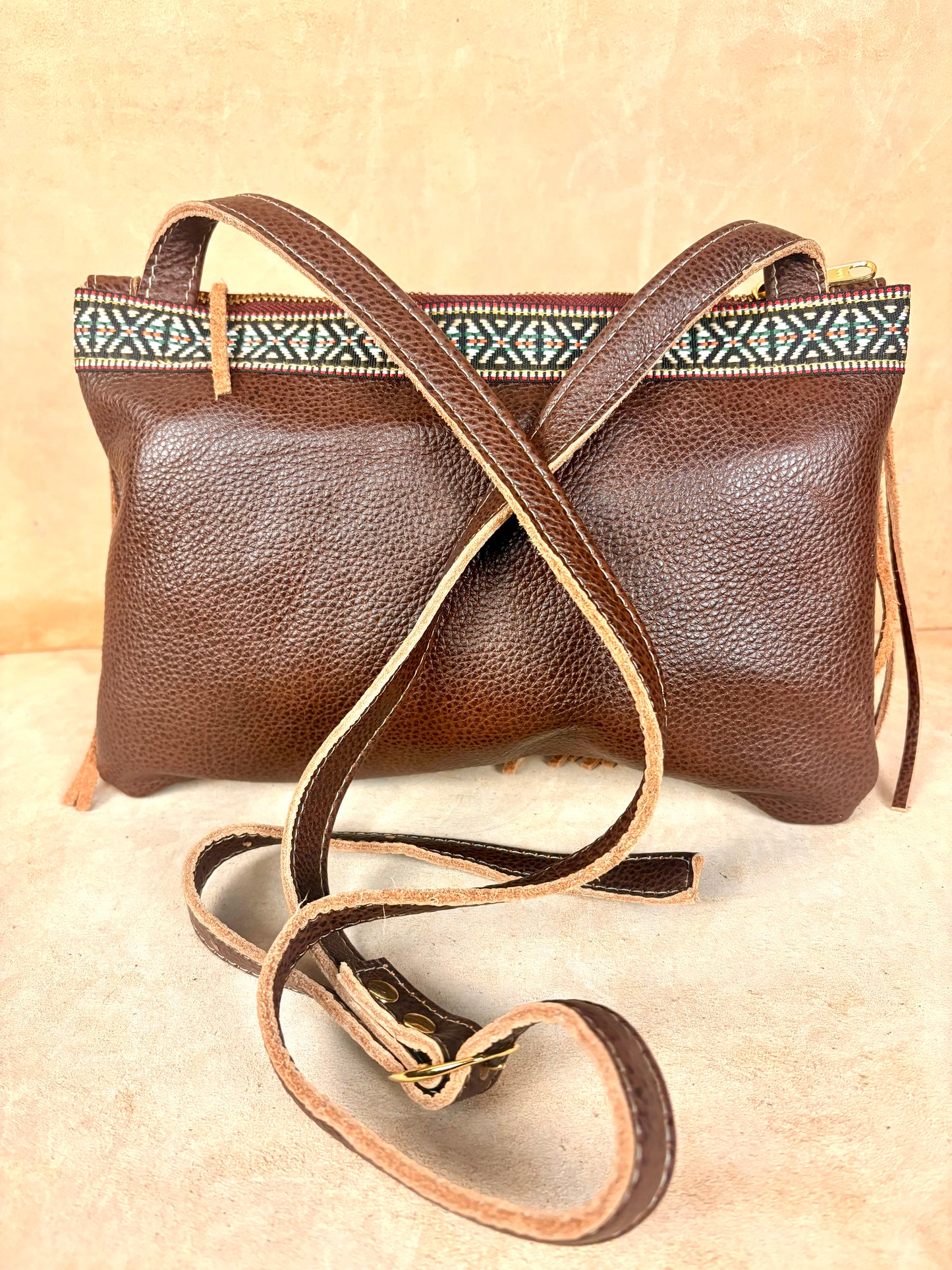 Sahara Fringe Leather  Bag