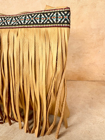 Sahara Fringe Leather  Bag