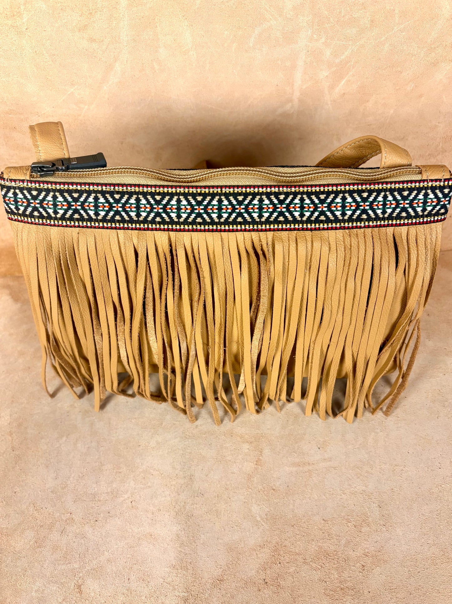 Sahara Fringe Leather  Bag