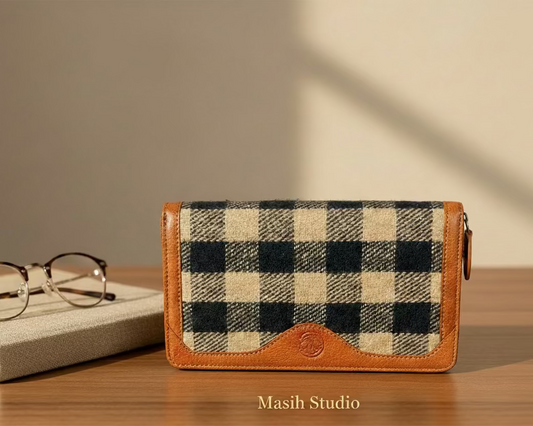 Hudson Plaid Wallet