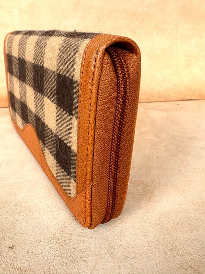 Hudson Plaid Wallet