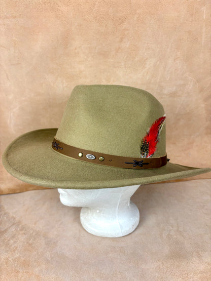 Olive Crown Hat – Frontier Edition