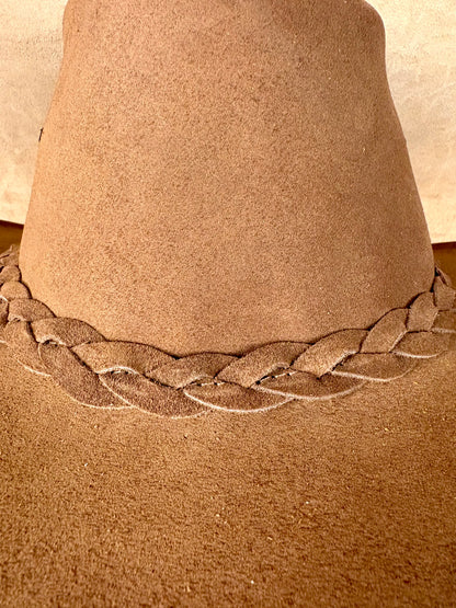 Desert Crown Leather Hat – Nomad Edition