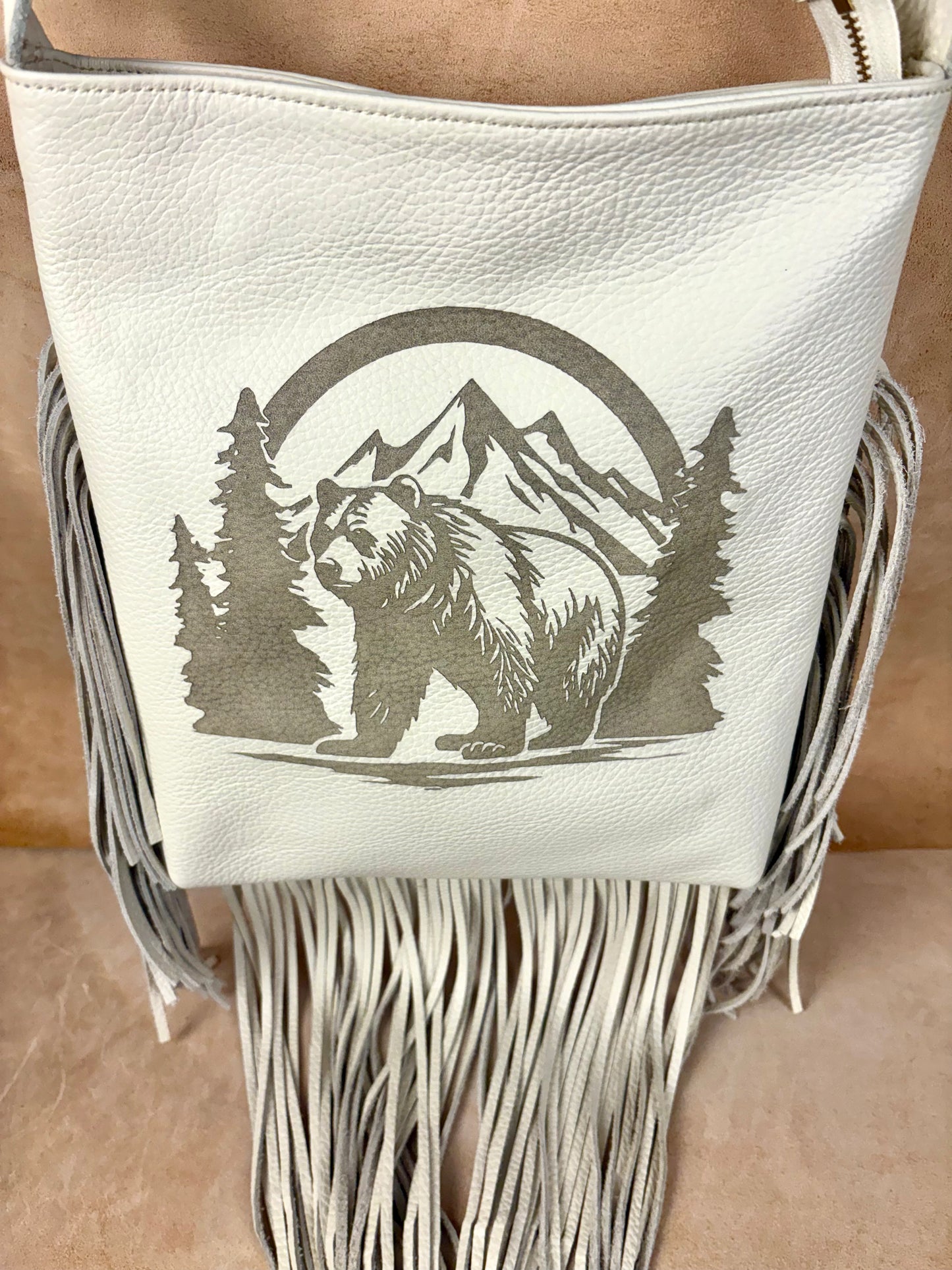 Bear Spirit Fringe Bag