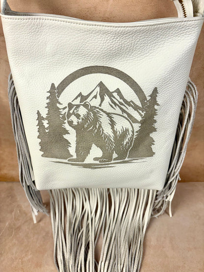 Bear Spirit Fringe Bag