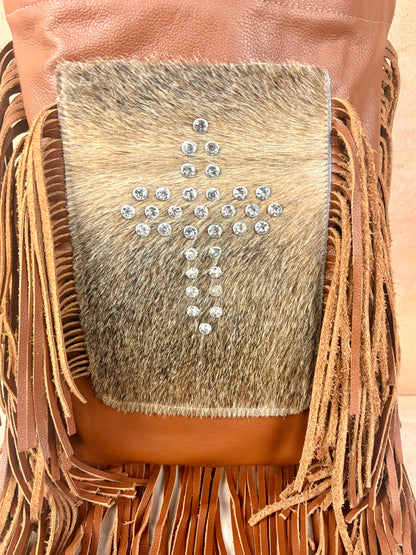 Cross Fringe Bag