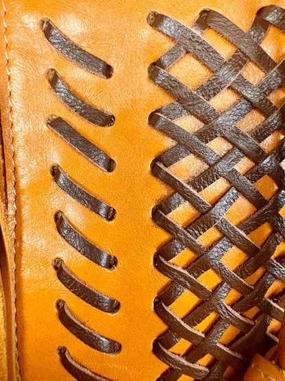 Darya Fringe Leather Bucket Bag