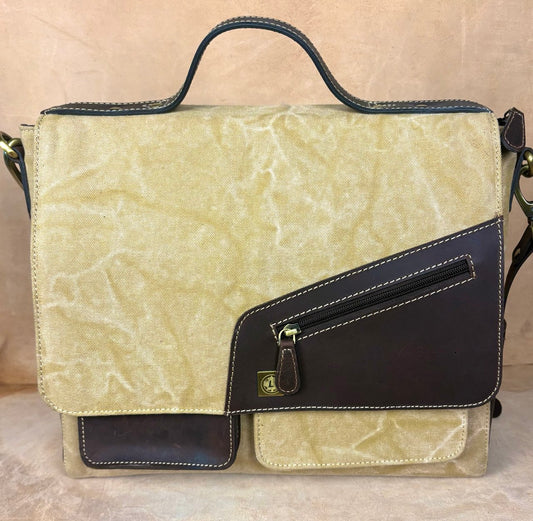 Heritage Canvas Messenger Bag