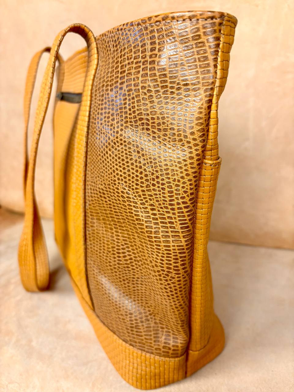 Arta Woven Leather Tote