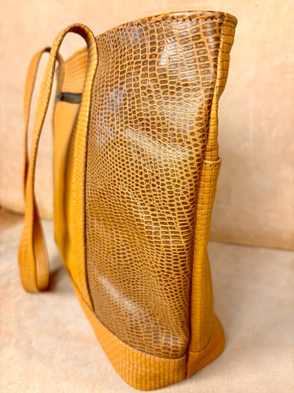 Arta Woven Leather Tote
